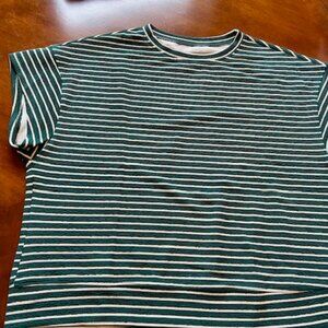 Tankaneo Womens Pajama Set Striped 2 Piece Lounge Set, NEW, Size Large